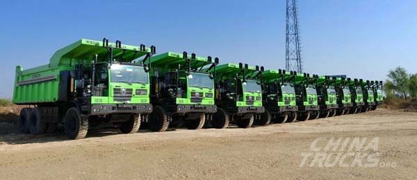 XCMG XGE110 E Mine Trucks Drive Zero-Carbon Mining with Top Cement Customer