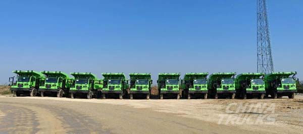 XCMG XGE110 E Mine Trucks Drive Zero-Carbon Mining with Top Cement Customer