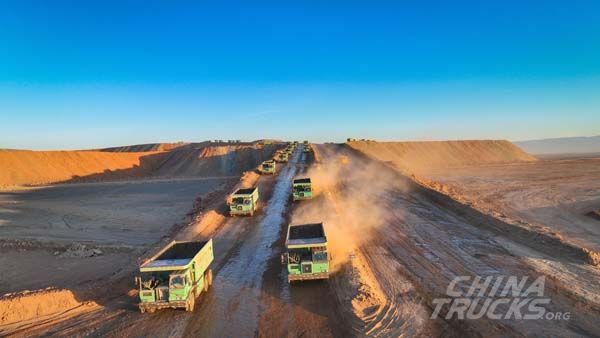 XCMG XGE110 E Mine Trucks Drive Zero-Carbon Mining with Top Cement Customer