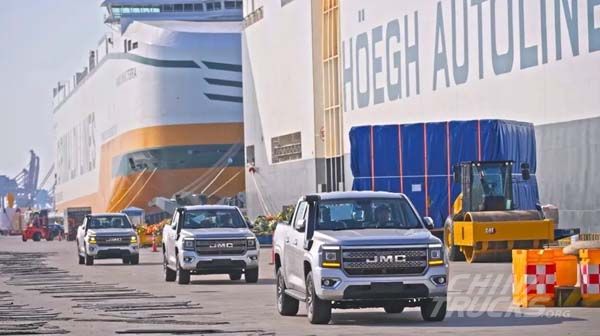 JMC Ships 100 Pickup Trucks to Burkina Faso