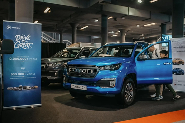 FOTON Shines at the Belgrade Auto Show in Serbia