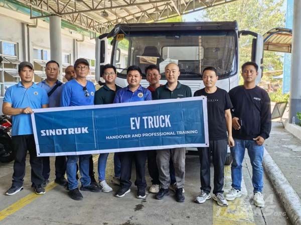 Sinotruk Delivers First Electric Trucks to UNDP in the Philippines