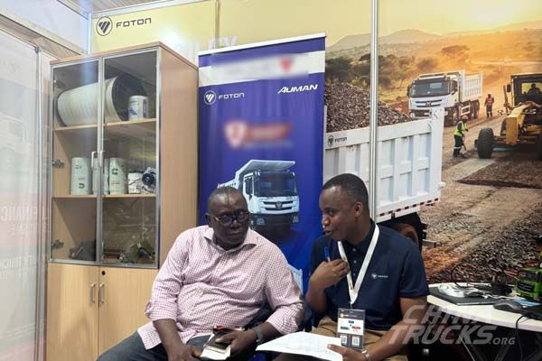 Foton Showcases Heavy-Duty Trucks at West African Mining & Power Expo in Ghana