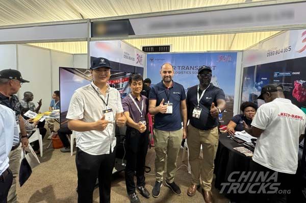 Foton Showcases Heavy-Duty Trucks at West African Mining & Power Expo in Ghana