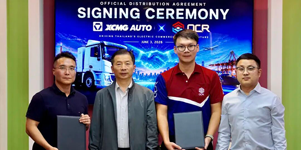 XCMG Secures 300 New Energy Commercial Vehicle Order in Thailand