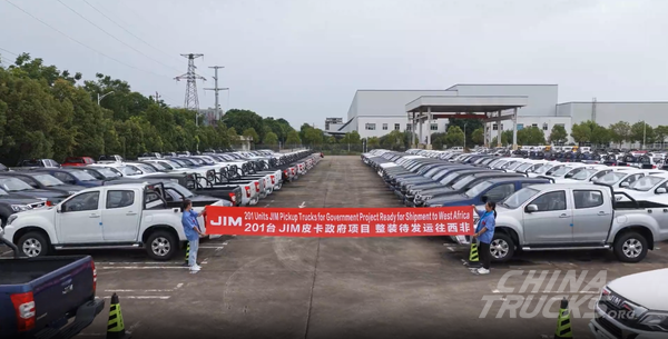 JMCG Ships Over 500 Pickups to Ghana and Nigeria