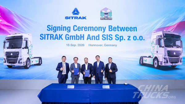 IAA Hannover: Sinotruk Signs SIS of Poland as Regional Dealer