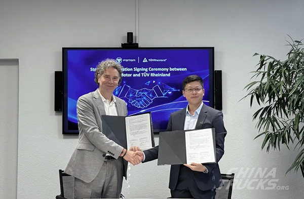 Foton and TÜV Rheinland Expand Global Strategic Partnership in Europe