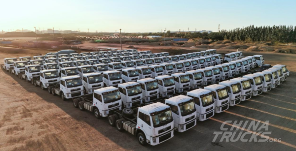FAW TRUCKS Ships 100 Heavy-Duty Trucks to Nigeria