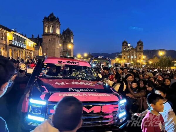 JMC Pickup Trucks Sweep Top Three at Peru’s Caminos del Inca Rally
