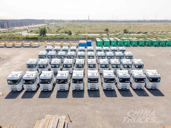 FAW TRUCKS Ships First 210 Trucks to the UAE
