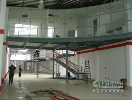 4S shop of JAC is under construciton