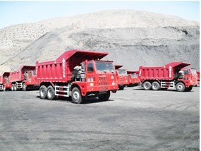 Sinotruk mining dumper