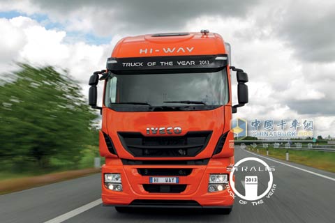 Iveco Stralis Vehicles on display