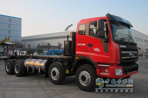 Foton “Ruiwo” LNG 8X4 dump truck