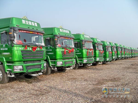 New energy truck fleet