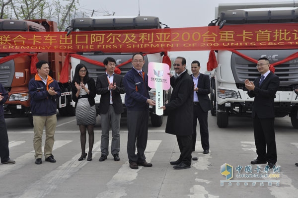 C&C Truck Exported 200 Trucks to Algeria
