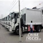 16 Dongfeng Trucks with Yuchai Engine Exported to Peru