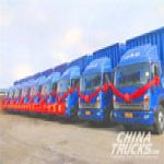 JAC Delivered 50 Shuailing Trucks to Guangdong Logistics