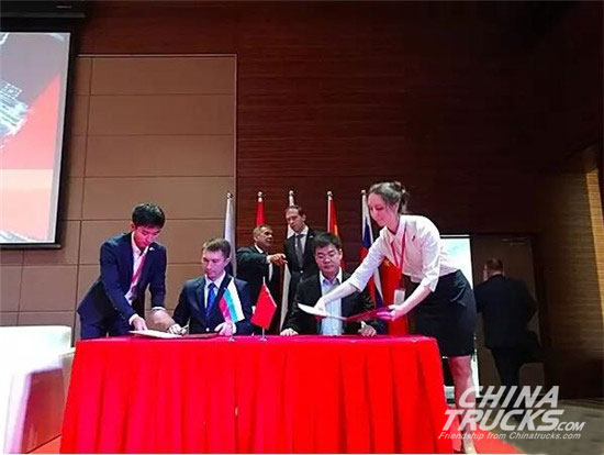 Yuchai and Russian Ralli Tektronix Signed Cooperation Agreement