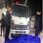 JAC Shuailing New National V Double Row Seat Light Truck Launched in Guangzhou Auto show