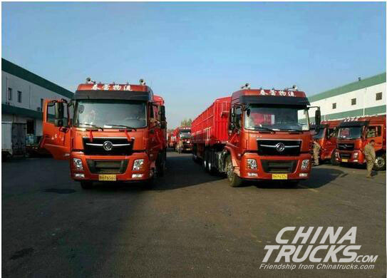 100 Dongfeng Tianlong Tractors Delivered to Customers