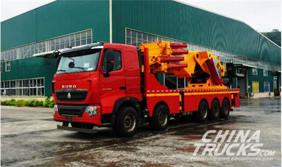 SINOTRUK Auto Crane Won Overseas Orders of 20 Units