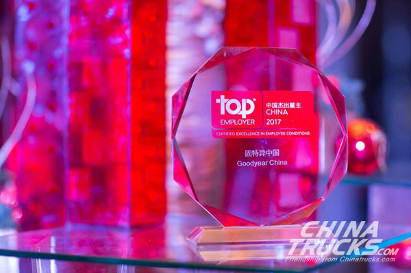 Goodyear China Named Top Employer for the 7th Consecutive Year