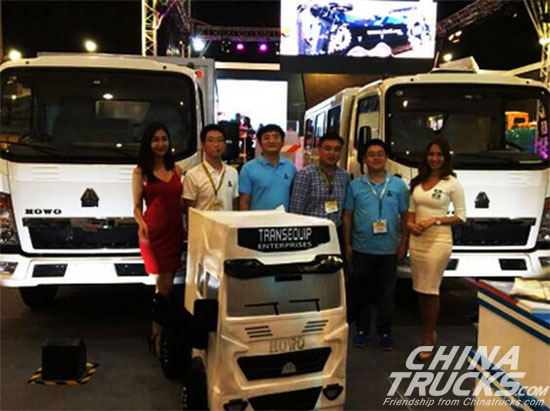 SINOTRUK Showed in Philippine Construction Machinery Exhibition